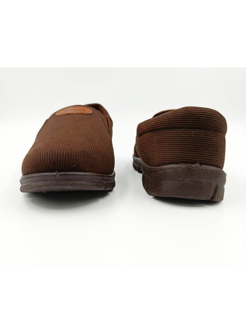 ORDER FlexPro Men's Casual Canvas Sneakers - Breathable Lightweight Walking Shoes - (MW-1001)Brown - Image 3