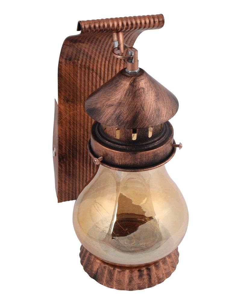 Twilight Wall Light, Wall Lamp Metal Light with Glass Shade, for Home Decoration | Chandelier Home, Indoor Outdoor Jhumar ((C873Lantern))(AC/DC) - Image 2