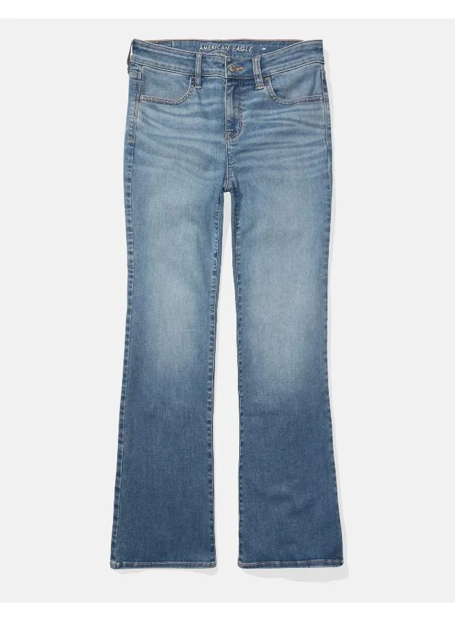 American Eagle AE Next Level Low-Rise Kick Bootcut Jean
