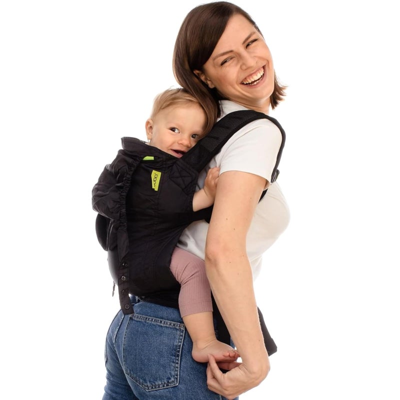 بوبا Boba Air Ultra-Lightweight Baby Carrier  Toddler Carrier (15-45 lbs) - Certified Hip-Healthy Baby Carriers, Travel-Friendly Baby Holder Carrier, Ergonomic Baby Carrier, Baby Wearing Carrier (Black) - Image 1