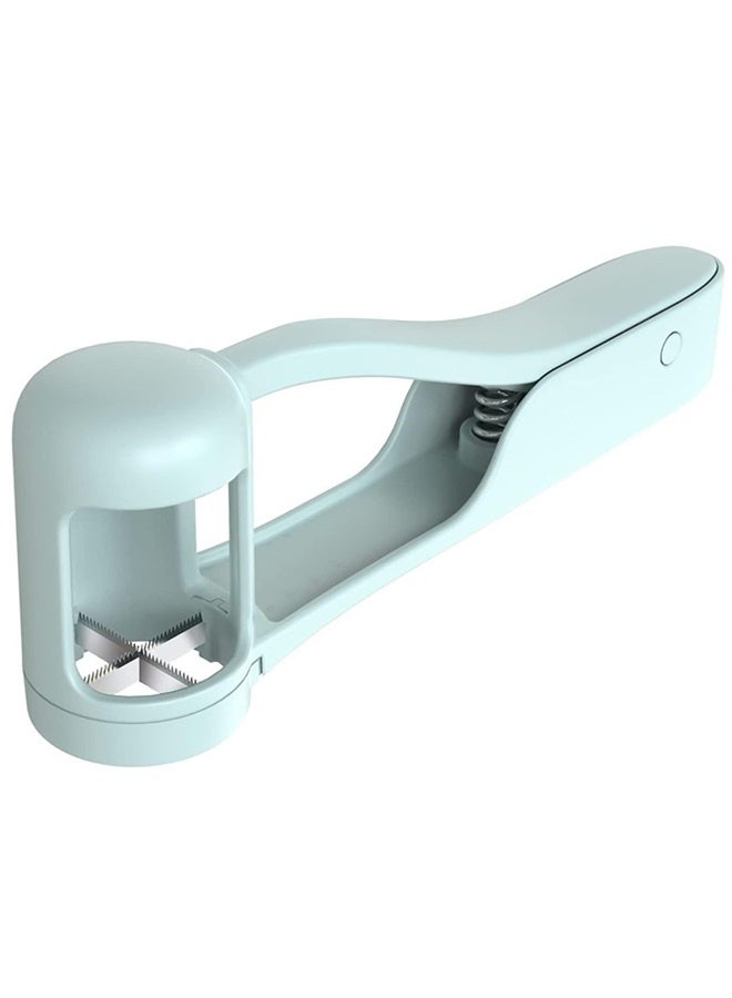 Grape Cutter, Stainless Steel kitchen Gadget Fruit Slicer, Slicer Machine Cherry Tomato Strawberry Slicer for Kitchen Vegetable Fruit Salad Cake Cutting Tools, Grape Cutter for Toddlers, Grape Slicer for Baby, Grape Tomato Cherry Strawberry Cutter Tools Into 4 Pieces for Vegetable Fruit Salad（16.5*5.6*3.4cm） - Image 1