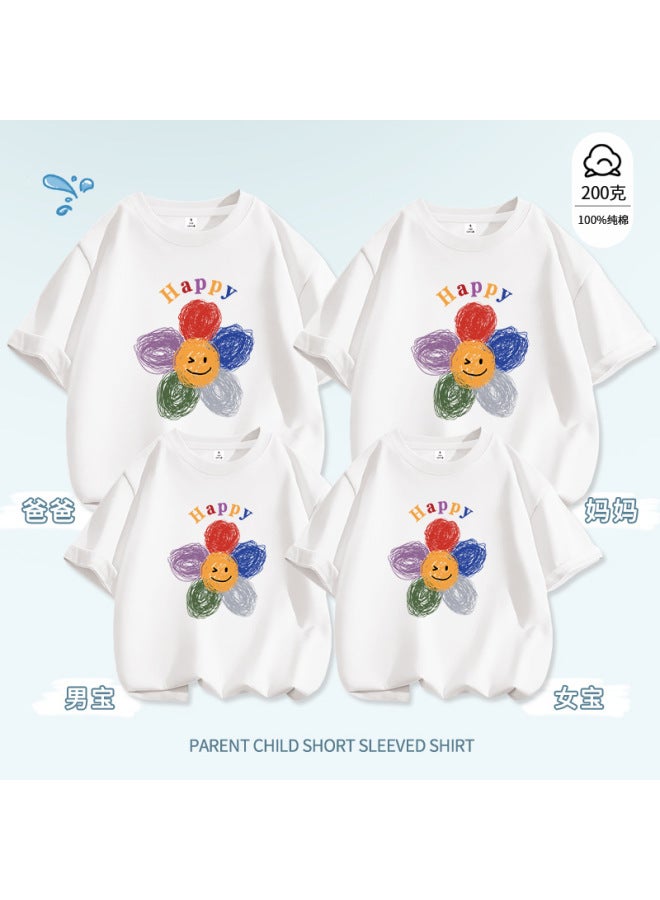 Children's T-shirts, Kindergarten Class Uniforms, Summer Short-sleeved Team Uniforms, Sports Meet Cheerleading Performance Clothes