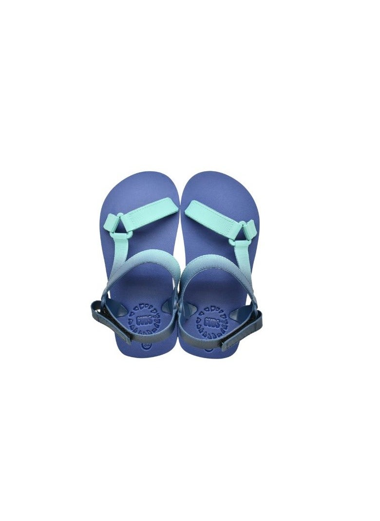 CUBS Navy - Turquoise Boys Sporty Sling CUBS Sandal 28  - Image 1