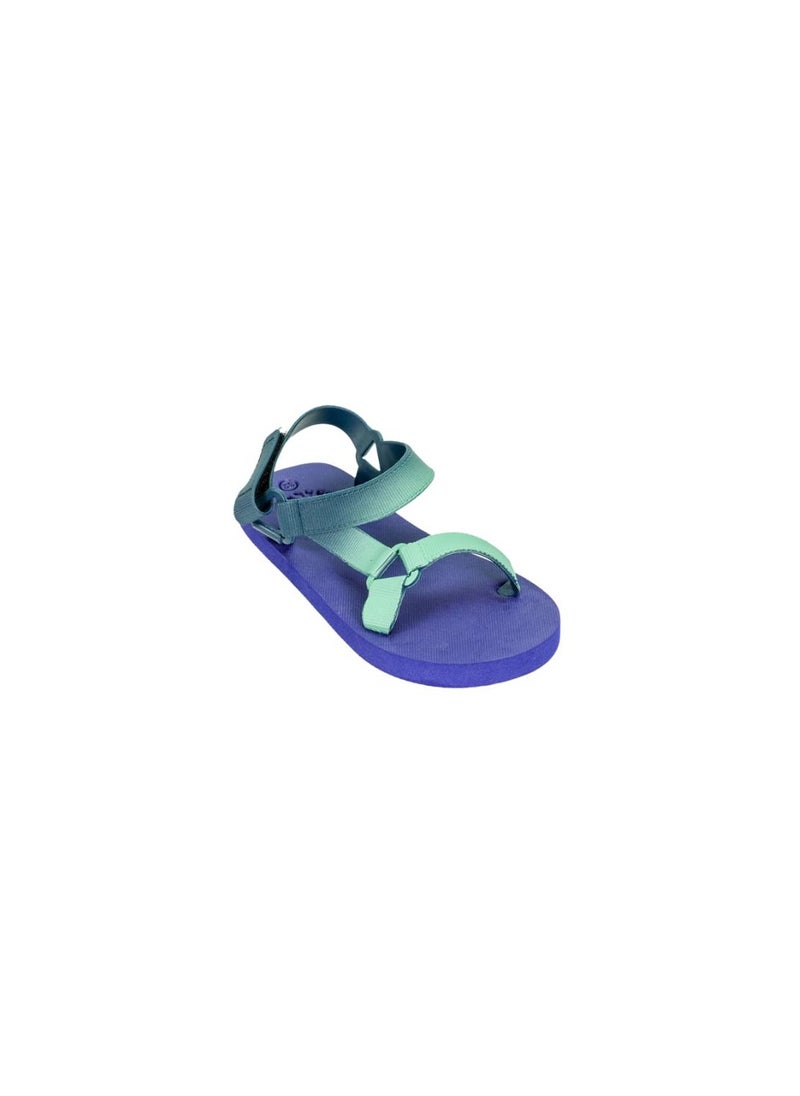 CUBS Navy - Turquoise Boys Sporty Sling CUBS Sandal 28  - Image 3