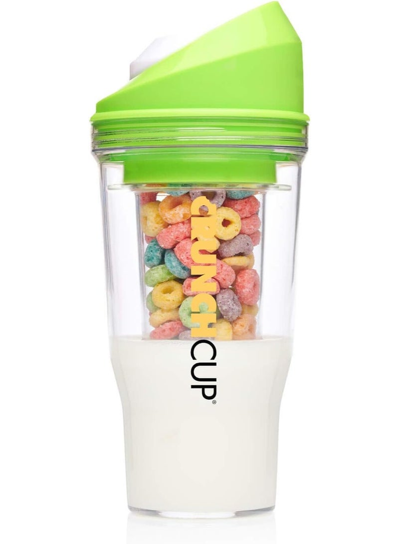 CrunchCup Portable Crunch Cup - Enjoy a crunchy, refreshing breakfast anywhere without a spoon or bowl! - Image 1
