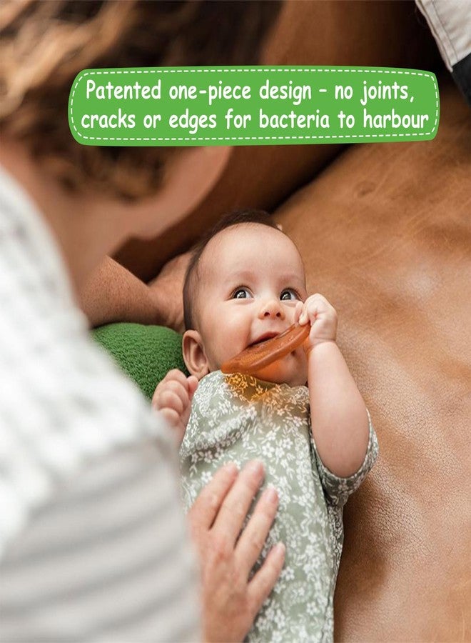 haakaa Silicone Owl Teether,Food-Grade Smiling Teething Toy for Infants, Soft Chew Toys for Babies, BPA Free, Toy for 3 Months+ - Image 4