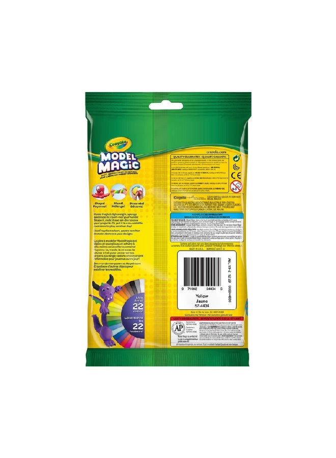 كرايولا صلصال تشكيل سحري خفيف الوزن ومرن بلون أصفر وبسعة 113 جرام CRA5744340005 - Image 4