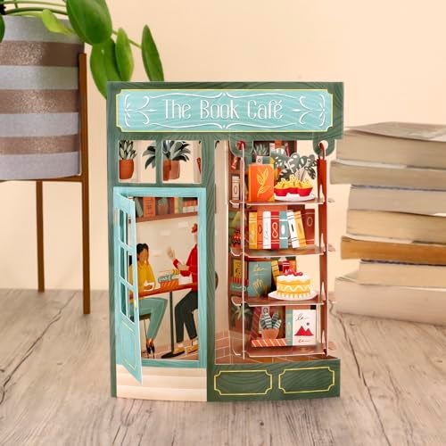 SANTORO Swing Card, 3D Pop Up Greeting Card - The Book Café - For Her, Him, Kids, Birthday, Graduation, Book Lovers - Image 2