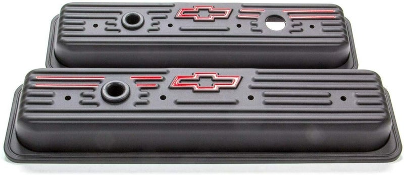 ProForm Short Baffled Valve Cover Set for Small Block Chevy