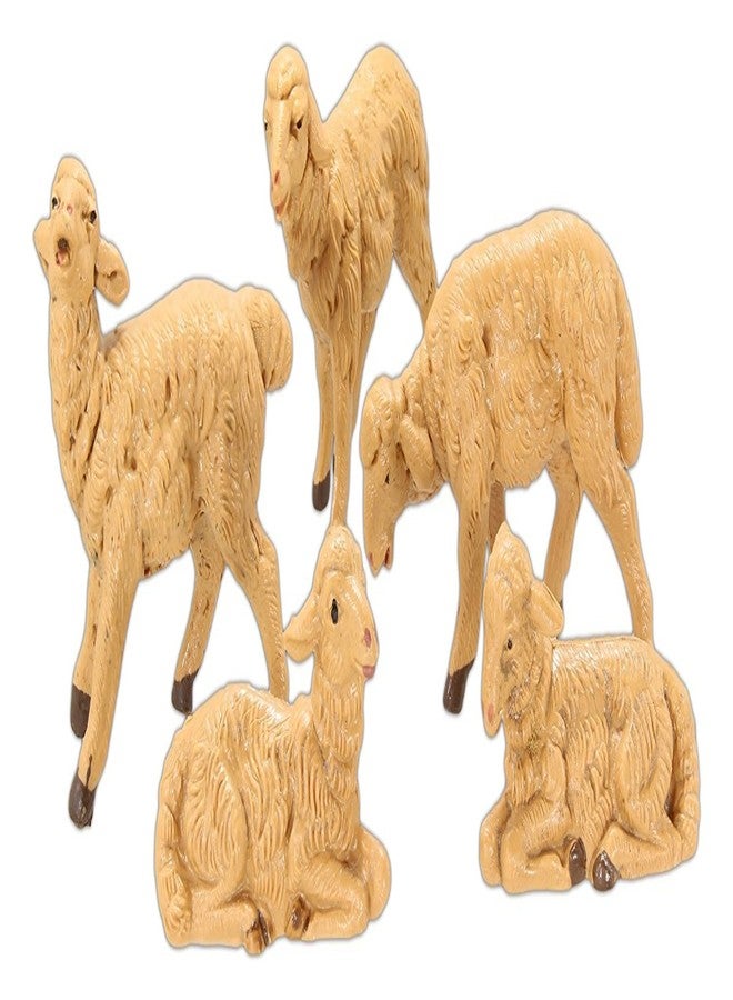 Fontanini by Roman Inc., Brown Sheep, 5" Animals Collection, Nativity Figure and Accessories, Hand Sculpted and Painted