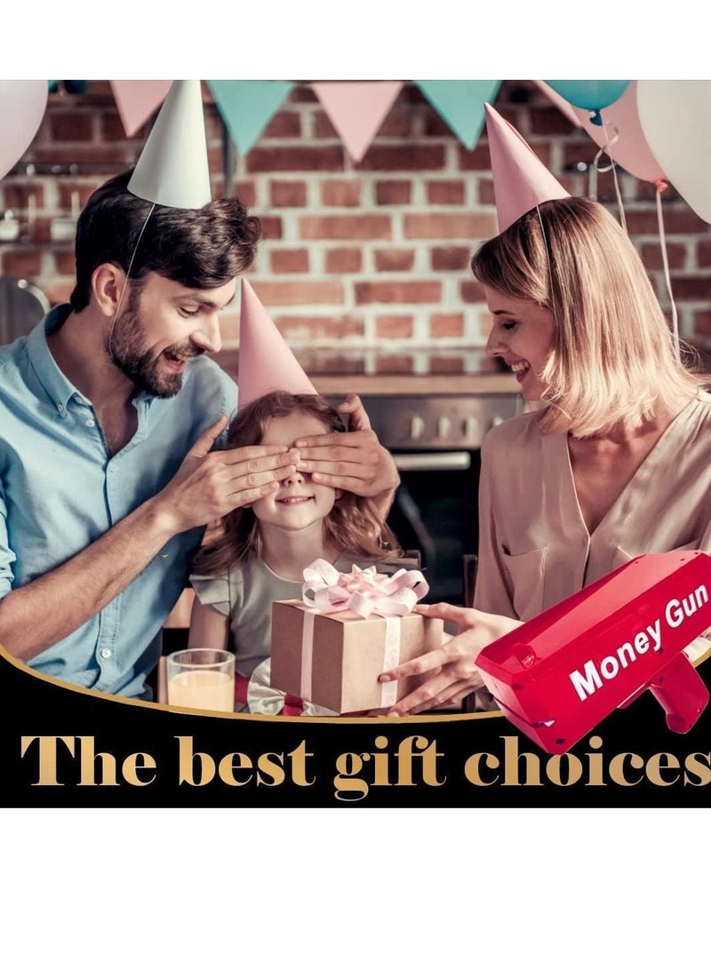 ELTRAZONE NEW Super Money Guns Playing Spray Money Gun – Make It Rain Toy Gun, Fake Bill Dispenser Money Shooter, Fun Party Toy for Special Occasions, Birthday & Celebration - Image 4