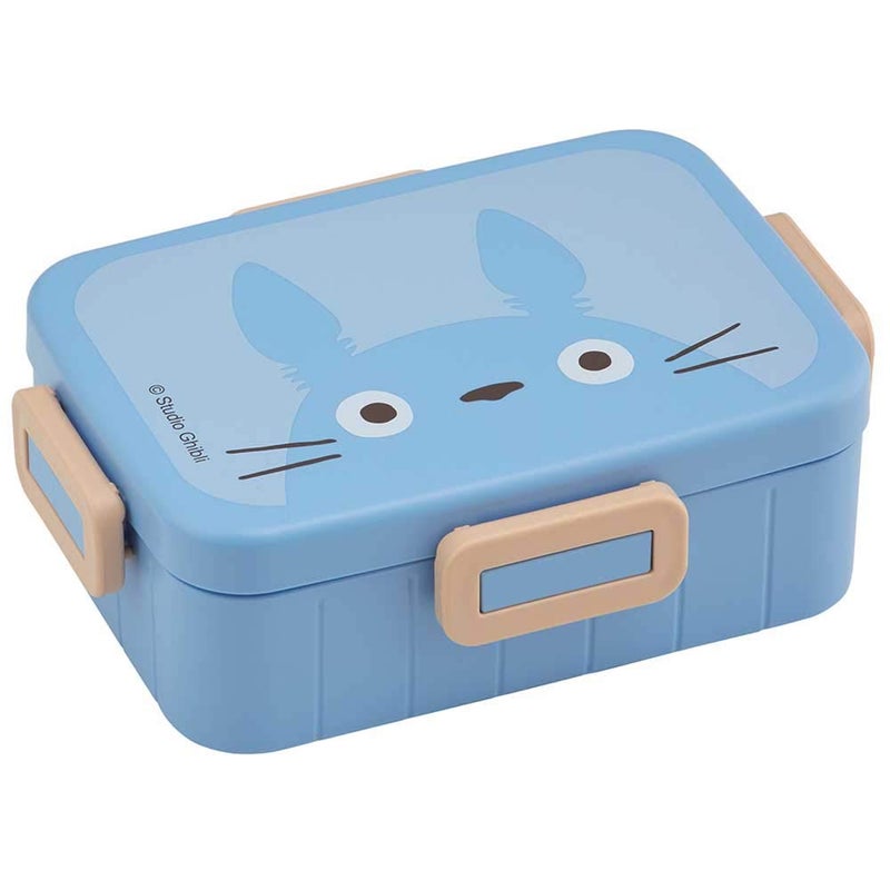 SKATER Ghibli My Neighbor Totoro Bento 4 Closures Blue 19 cm L x 6 cm W x 6 cm H ClipOn CuteKawaii Lunch Box