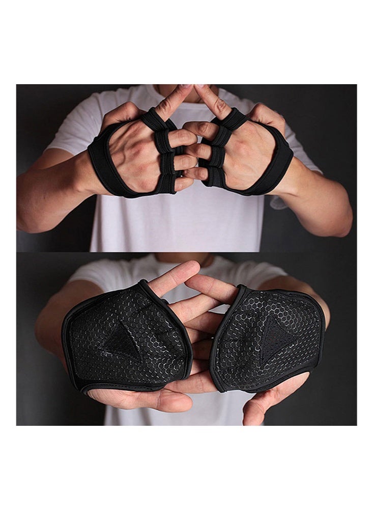 Workout Gloves, Weight Lifting Gloves for Men and Women, Breathable Half Finger Exercise Gloves for Weight Training, Pull Up, Gym Fitness, Home Work Out - Image 4