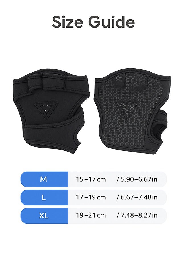 Workout Gloves, Weight Lifting Gloves for Men and Women, Breathable Half Finger Exercise Gloves for Weight Training, Pull Up, Gym Fitness, Home Work Out - Image 2