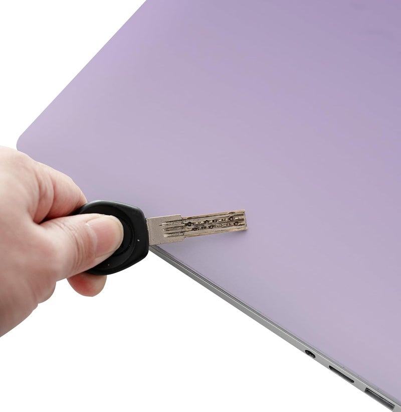 AORTDES Laptop Skin Sticker Decal 15-15.6 Inches, Universal Reusable Vinyl Sticker for 12.1 13 13.3 14 15.4 Inches Netbook/Notebook PC, Waterproof & Scratch-Resistant (Purple - Gradient) - Image 3