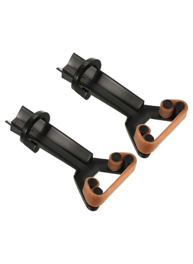 PATIKIL Billiard Pool Cue Repair Clamp, 2 Pack Plastic Snooker Cue Tip Clip Press Fastener Repair Tool Billiard Accessories for Club Tips  - Image 1