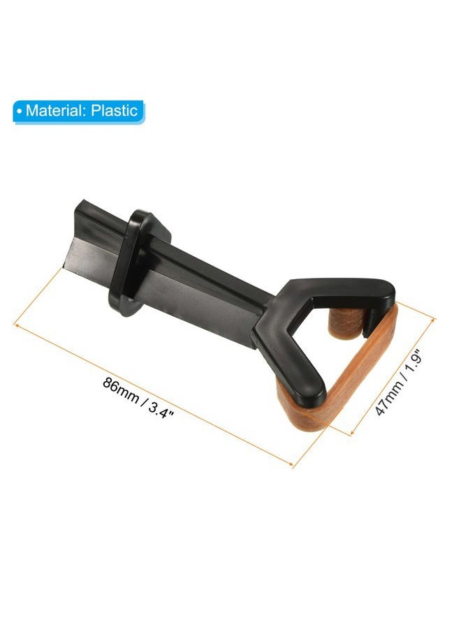 PATIKIL Billiard Pool Cue Repair Clamp, 2 Pack Plastic Snooker Cue Tip Clip Press Fastener Repair Tool Billiard Accessories for Club Tips  - Image 2