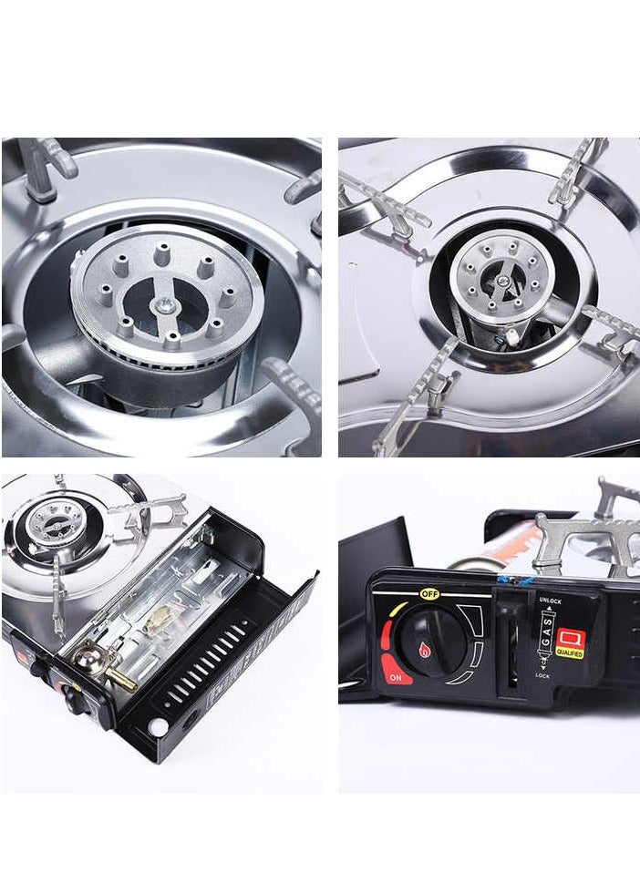 erorex 2-in-1 Portable Gas Stove with Carrying Case - Image 2