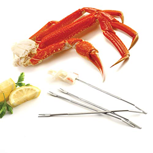Norpro 801 Stainless Steel Seafood Forks/Picks, Silver, Set of 4 - Image 2