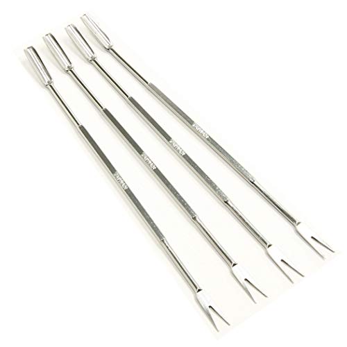 Norpro 801 Stainless Steel Seafood Forks/Picks, Silver, Set of 4 - Image 1