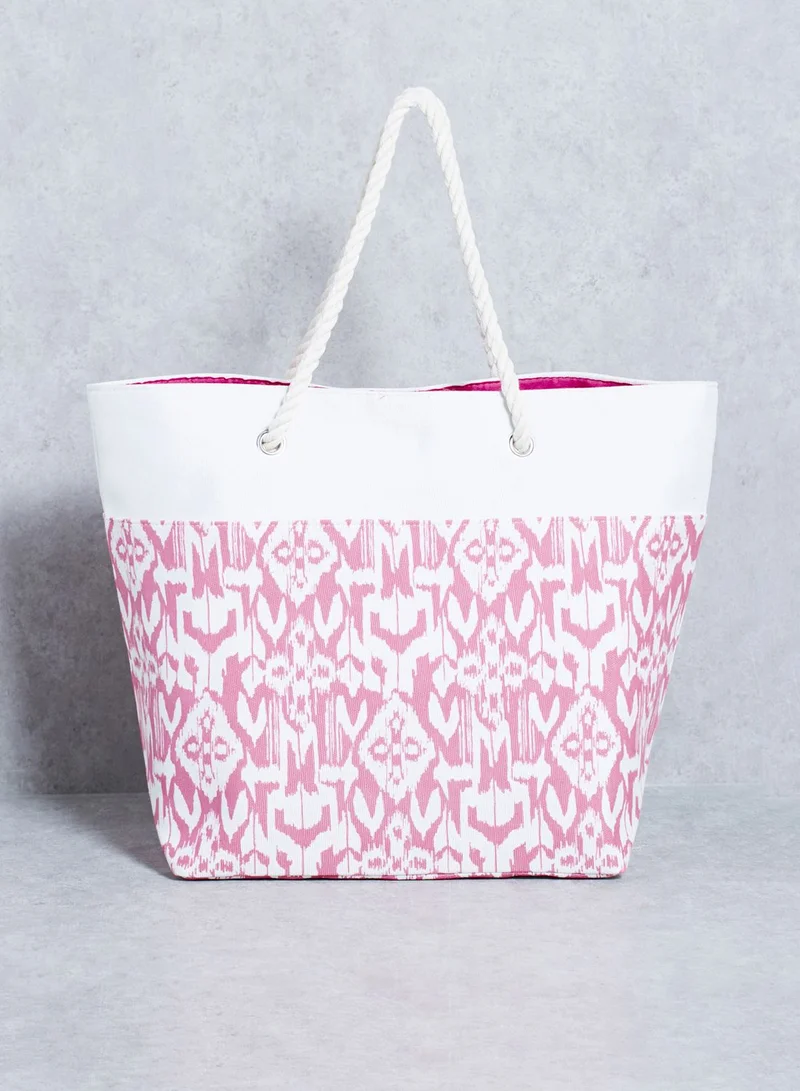 SOUTH BEACH Navacho Print Tote