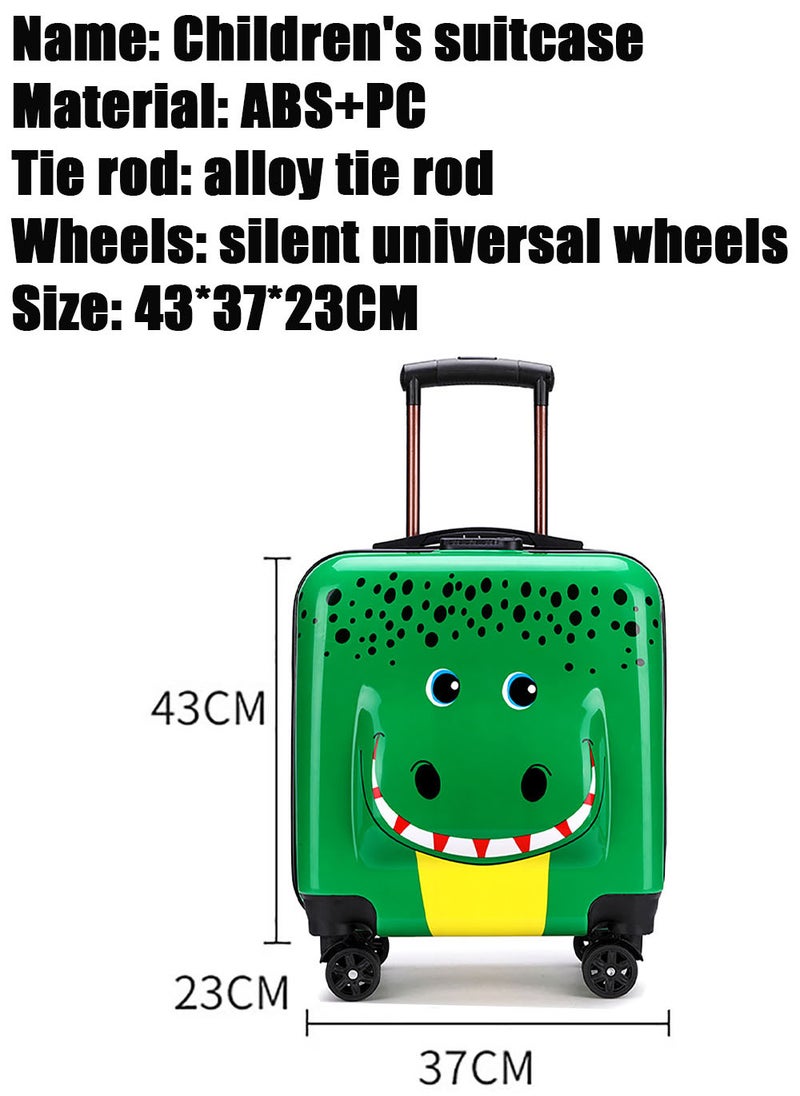MissTiara - Kids Roller Duffle Bag Travel Quiet Spinner Wheel Luggage 18 Inch Travel and School Roller Case - Image 1