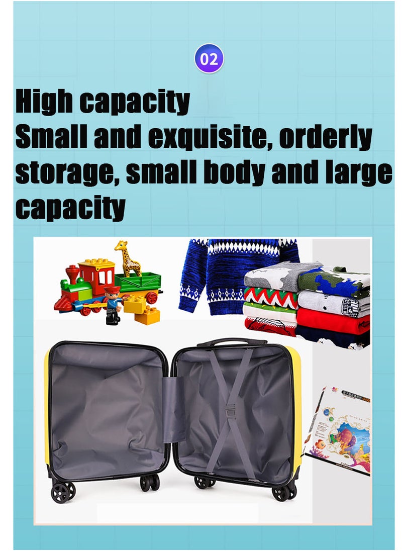MissTiara - Kids Roller Duffle Bag Travel Quiet Spinner Wheel Luggage 18 Inch Travel and School Roller Case - Image 1