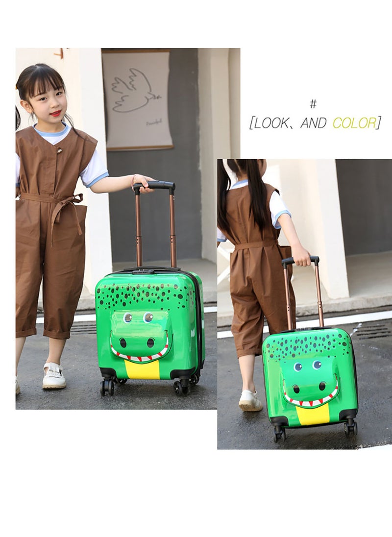 MissTiara - Kids Roller Duffle Bag Travel Quiet Spinner Wheel Luggage 18 Inch Travel and School Roller Case - Image 1