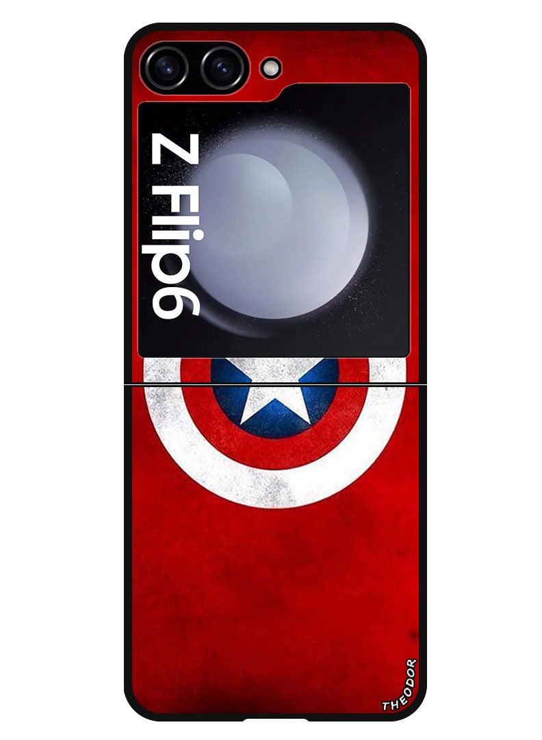 Theodor Protective Case Anti Scratch Shock Proof Bumper Cover For Samsung Galaxy Z Flip 6 Cap - Image 1