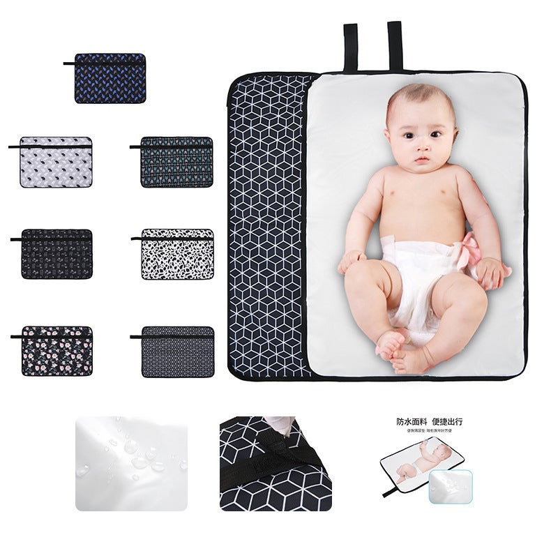 Multi-Purpose Foldable Portable Diaper Bag Mother And Baby Bag Diaper Pad Portable Baby Diaper Pad New Style - Image 2