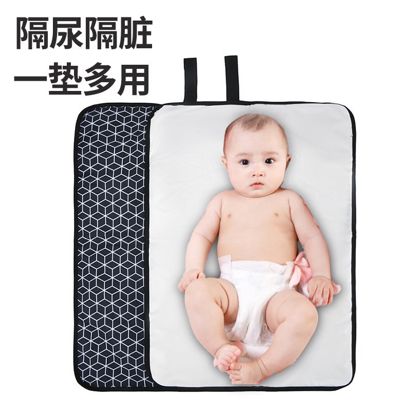 Multi-Purpose Foldable Portable Diaper Bag Mother And Baby Bag Diaper Pad Portable Baby Diaper Pad New Style - Image 4