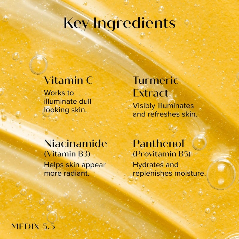MEDIX Vitamin C Body Wash + Retinol Body Lotion Crepey Skin Moisturizer 2PC Set | Anti Aging Retinol Body Cream + Gel Body Cleanser Skincare Set For Women, Men, & Firmer Looking Skin, 2PC - Image 4