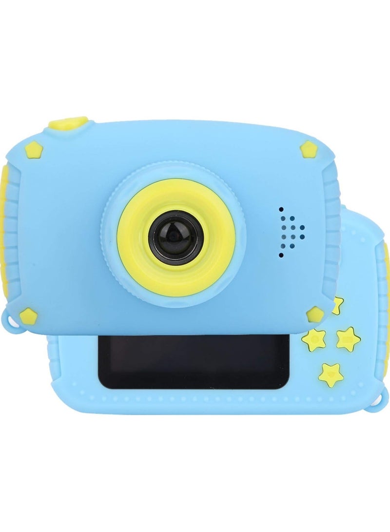 كاميرا رقمية للأطفال من عمر 3 إلى 12 سنة – فيديو بدقة 1080P HD، فلاتر ممتعة، بطارية قابلة للشحن – تصميم أرنب أزرق، هدية مثالية للأعياد والمناسبات - Image 4