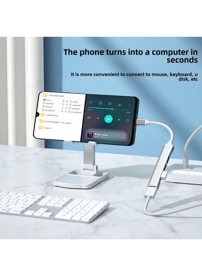 USB3.0 Expansion Dock 4-in -1 Multi-interface Splitter Typec Computer Notebook U Disk Adapter-Number Of Interfaces:Gray [usb3.0 To 4 Ports]  - Image 3