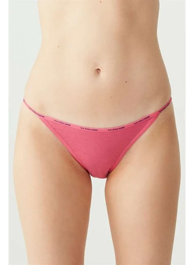 يو اس بولو اسن BASE. Polo Assn. Women's Multicolored Thong Slip 67000