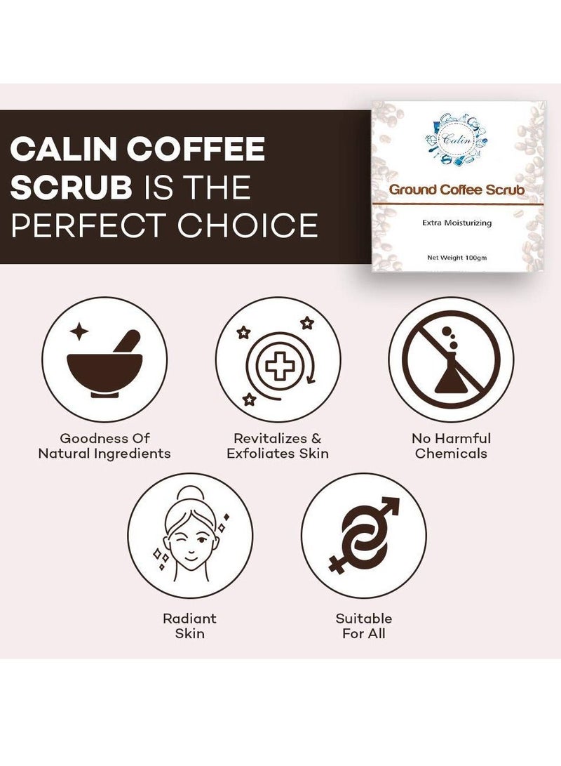 Caline Premium Ground Coffee Body Scrub 100 ml - Image 4