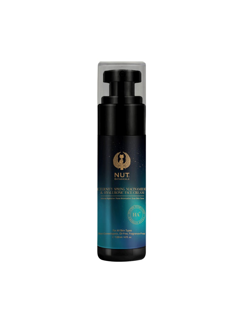 NUT BOTANICALS - Eternity Spring Niacinamide And Hyaluronic Face Cream 120ml - Image 1