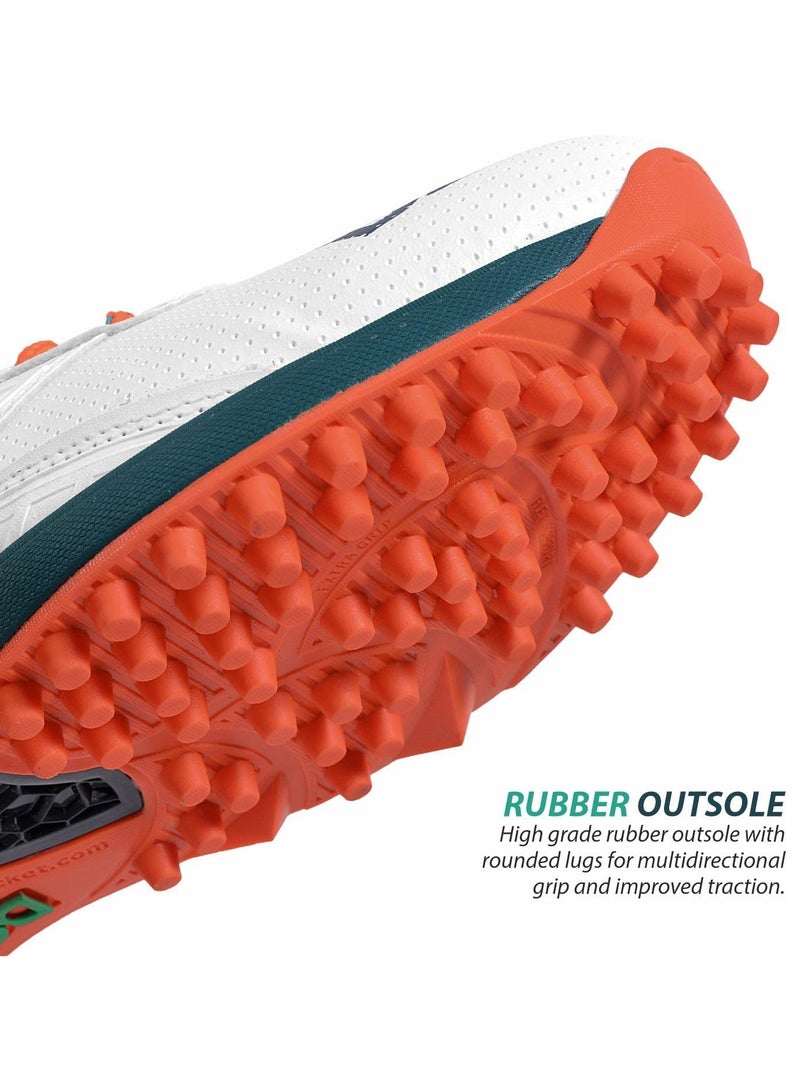 DSC Jaffa 22 Cricket Shoes | Breathable Mesh | Non-Slip Sole | Durable Sports Shoes for Men & Boys - Image 4