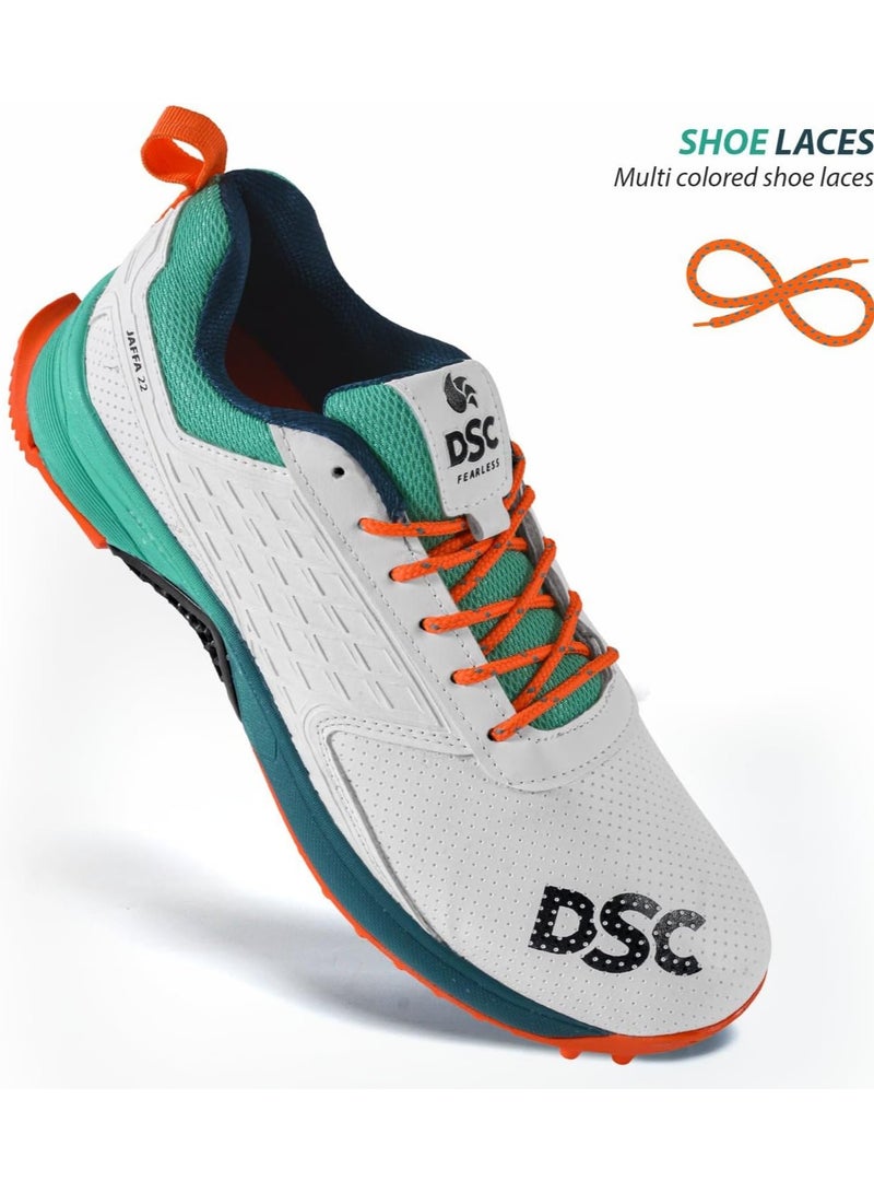 DSC Jaffa 22 Cricket Shoes | Breathable Mesh | Non-Slip Sole | Durable Sports Shoes for Men & Boys - Image 5