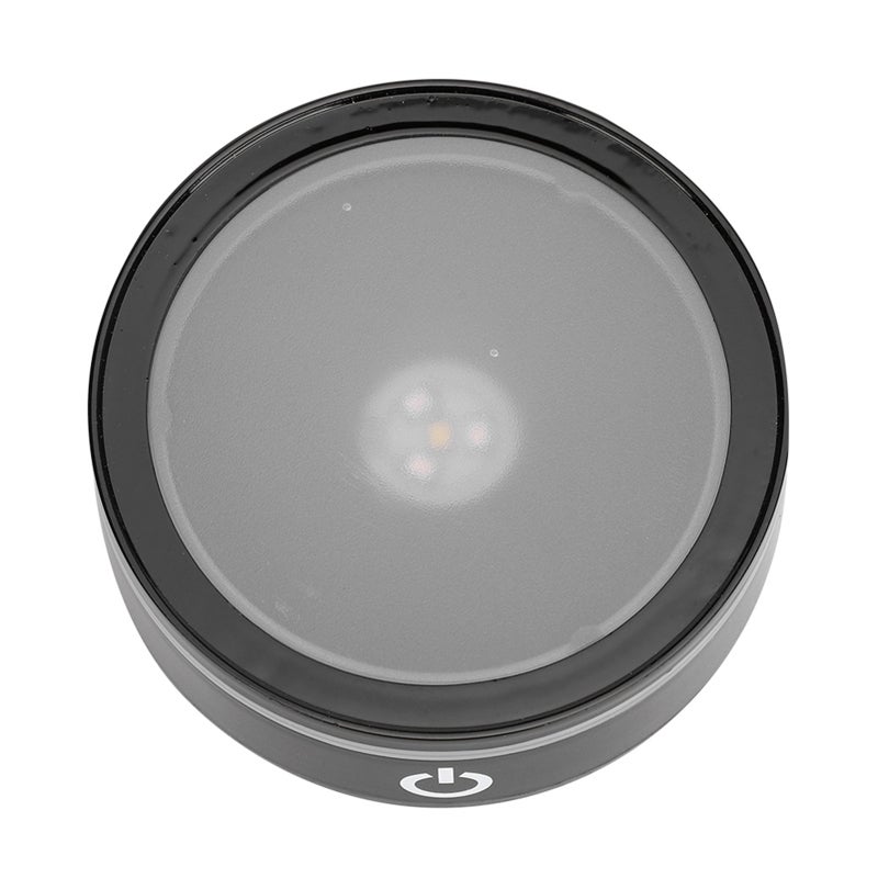 LED Base Crystal Black Flat Touch Multi Mode Colorful White Light 3D Inner Carving Laser Base - Image 3