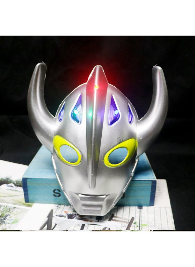 Luminous Sword Suit Mask Children Boy Luminous Sword Jade Toy Cyro Degas Toy Sword Batch-Color:The Father Of Ultra Mask - Image 1