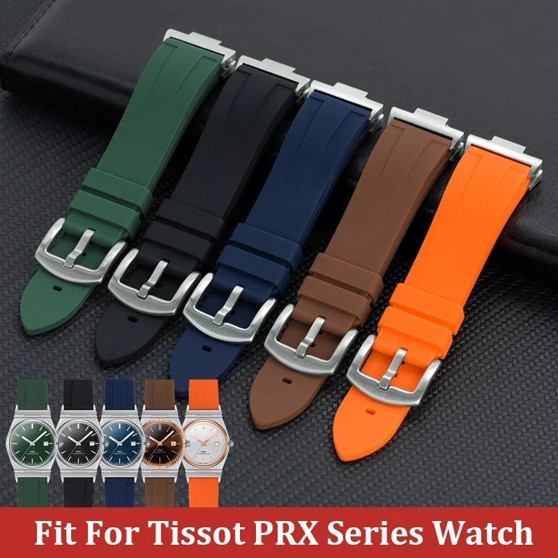 Bluejw New Design Soft Silicone Replacement Watch Band with Quick Release for PRX Series 1853 – Durable Rubber Strap to Replace the Watch Strap - Image 4