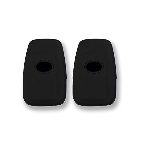 Autobase Silicone Key Fob Cover for Toyota Camry RAV4 Highlander Avalon C-HR Prius Corolla GT86 Smart Key | Car Accessory | Key Protection Case 2 Pcs (Black) - Image 5