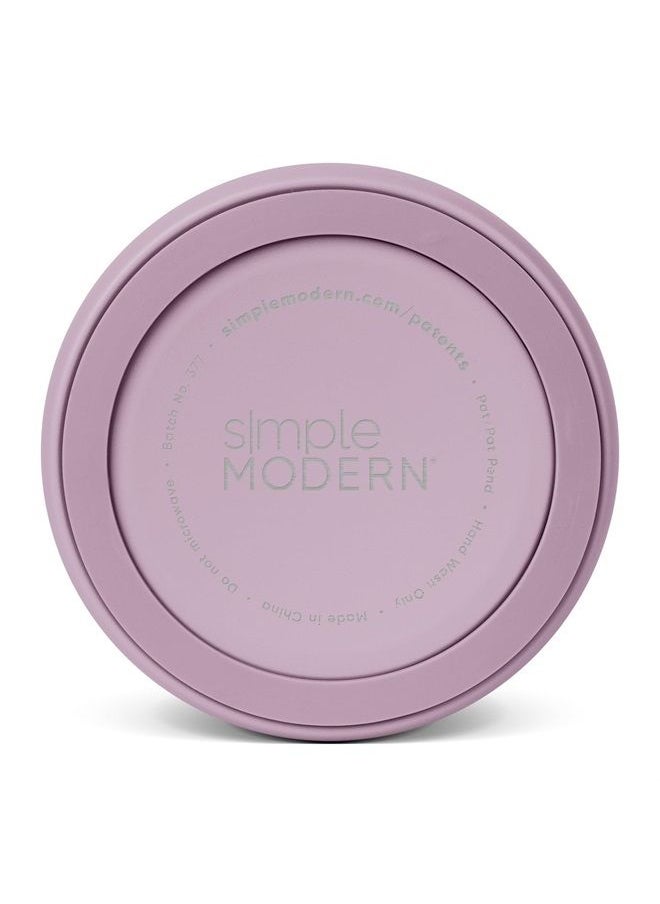 Simple Modern - Stainless Steel Pet Water Bowl for Dogs & Cats | Reusable Insulated Stainless Steel Food Bowls for Dog Cat | No Tip No Slip BPA Free | Bentley Collection | Large (64oz) | Lavender - Image 1