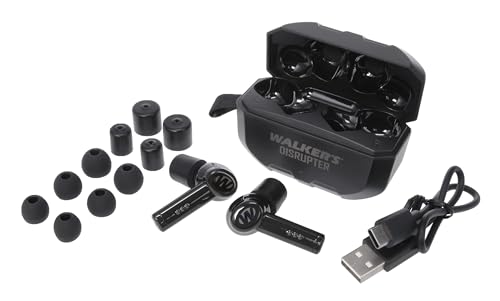 Walker's Walkers Disrupter Bluetooth Earbuds Hunting Range Shooting Active Lifestyle Ear Protection Hearing Enhancement NoiseCancelling Rechargeable Wireless Electronic Earbuds - Image 3