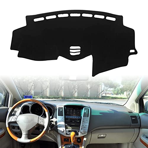 Clidr Car Dashboard Cover for 2004-2006 Lexus RX330, 2007-2009 RX350, 2006-2008 RX400h Silicone Non-Slip Dash Mat Anti-UV Carpet (Black Edge) - Image 1