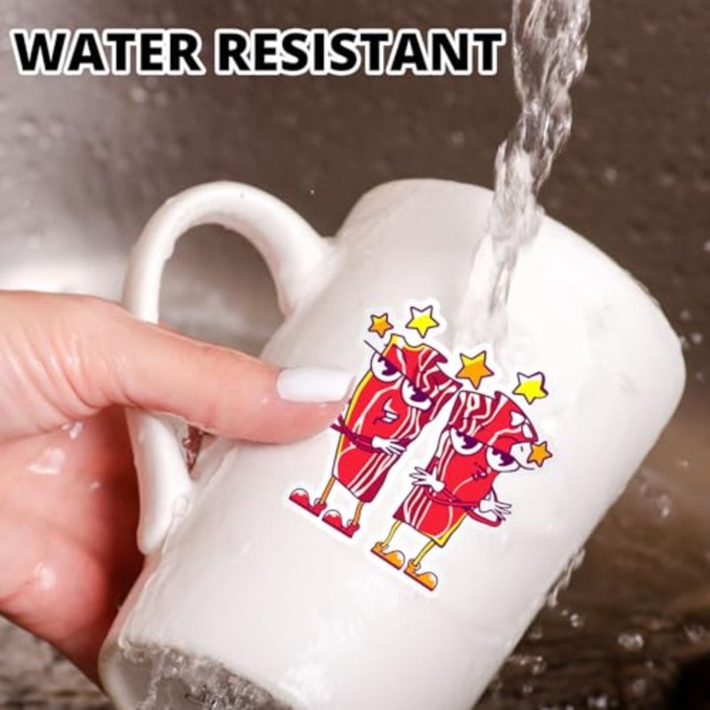 Sublimation Sticker Paper - 50 Pcs Waterproof Sublimation Stickers 8.5 * 11in for Decoration - Image 4