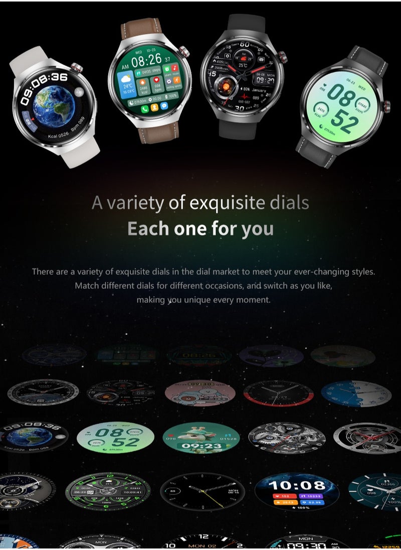 RollsTimi  Men's Bluetooth Smartwatch, 1.6 Inch With The Function Of Answering And Making Calls, With Sleep Monitoring And Fitness Heart Rate Monitoring, Suitable For Android And IOS Systems, Brown  - Image 5