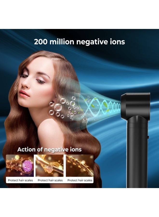 Hair Dryer Brush 6 in 1 Hot Air Styler, Negative Ionic Fast Drying Multi Styler for Curling, Straightening & Volumizing - Image 5