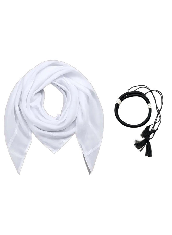 Arab Headscarf And Headband Middle Eastern Ethnic Accessories Two-piece Set - Image 1